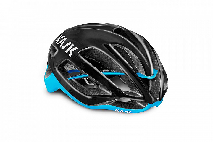 Kask PROTONE (чёрно-голубой)