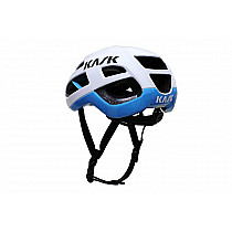 Kask PROTONE (белый/голубой)