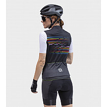 Веломайка женская ALE MAGLIA DONNA MC / SS LADY JERSEY LOGO PR-S NERO/BLACK