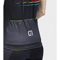 Веломайка женская ALE MAGLIA DONNA MC / SS LADY JERSEY LOGO PR-S NERO/BLACK