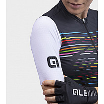 Веломайка женская ALE MAGLIA DONNA MC / SS LADY JERSEY LOGO PR-S NERO/BLACK