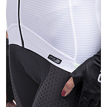 Веломайка женская ALE MAGLIA DONNA MC / SS LADY JERSEY LOGO PR-S BIANCO/WHITE