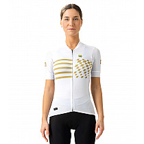 Веломайка женская ALE MAGLIA DONNA MC / SS LADY JERSEY PLAY PR-E BIANCO/WHITE
