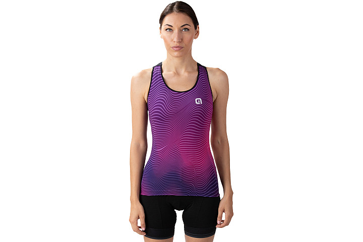 Веломайка женская ALE TOP DONNA / LADY TANK TOP ONDA PRAGMA VIOLA / PURPLE