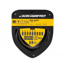 Набор рубашек и тросиков переключения Jagwire Pro Shift Kit 2X Stealth Black (PCK509)