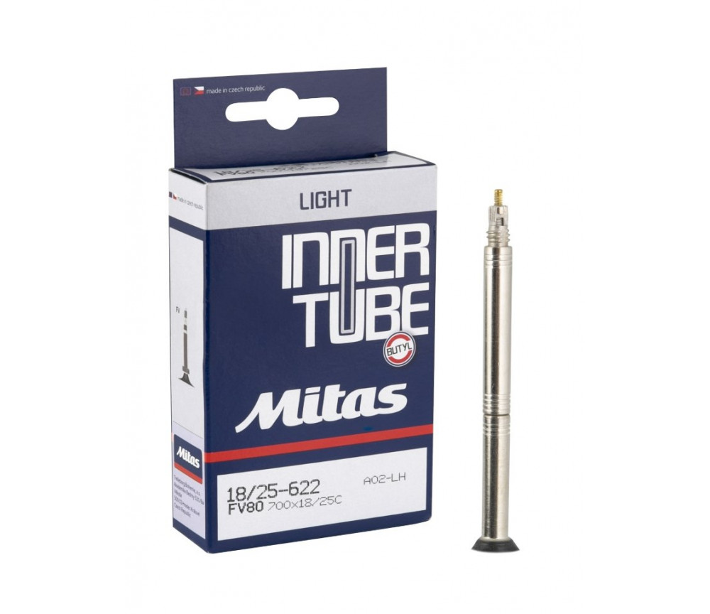 Велокамера INNER TUBE Mitas 700x18/25C F/V