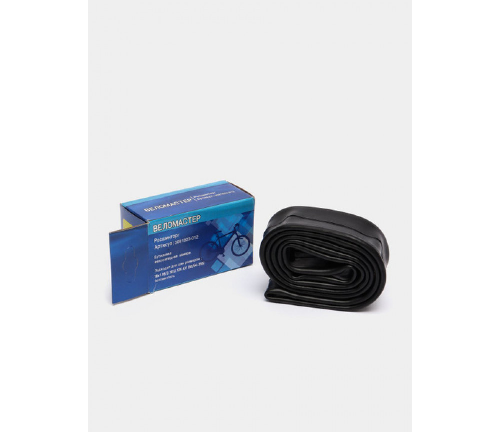 Велокамера ВЕЛОМАСТЕР 18*1.9/2.125