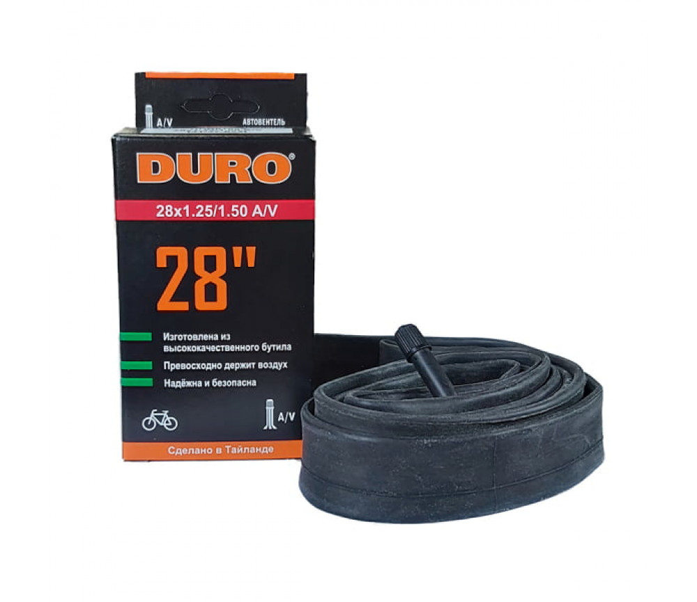 Велокамера DURO 28*1.25/1.50 A/V