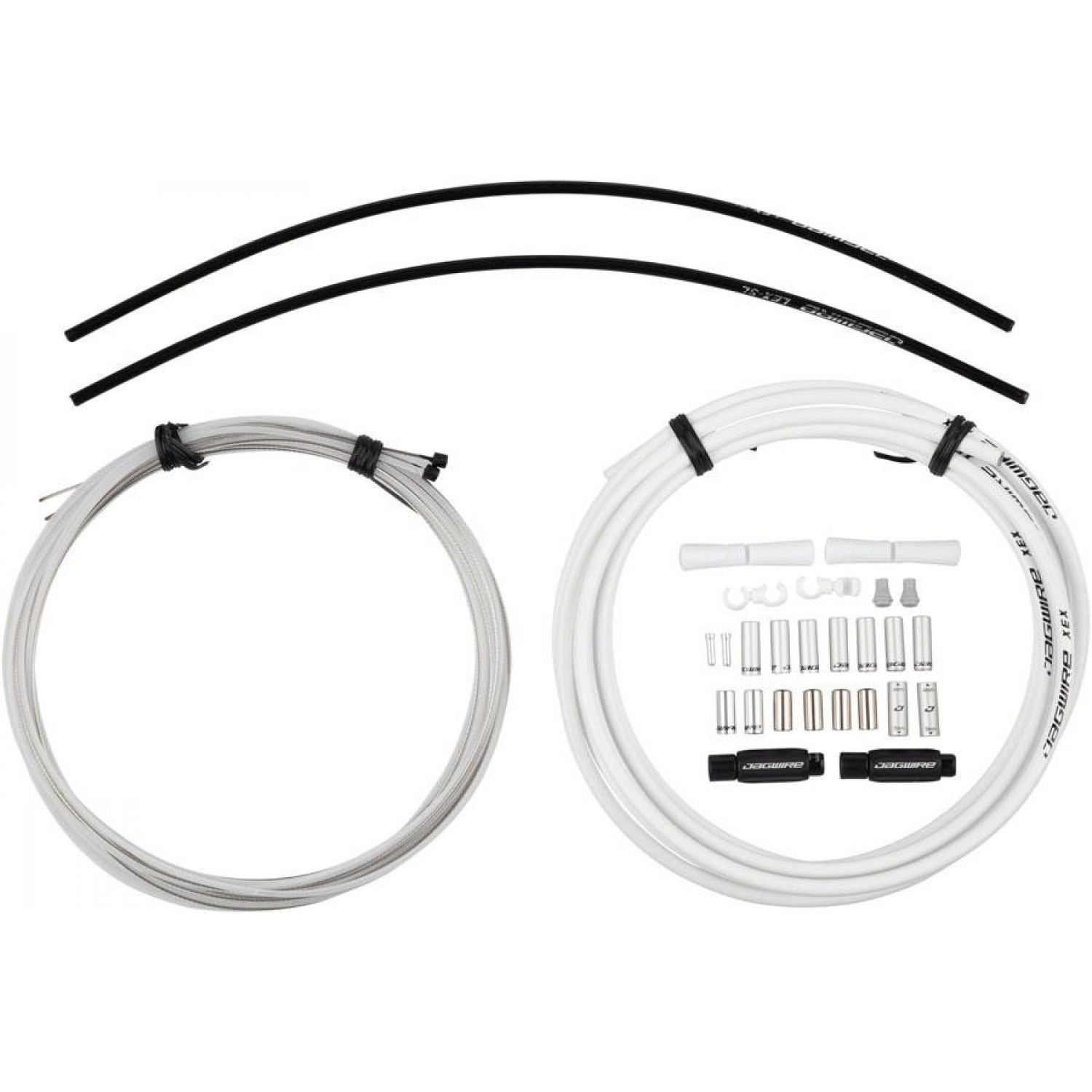 Набор рубашек и тросиков переключения Jagwire Elite Sealed Shift Kit 2X White (SCK001)