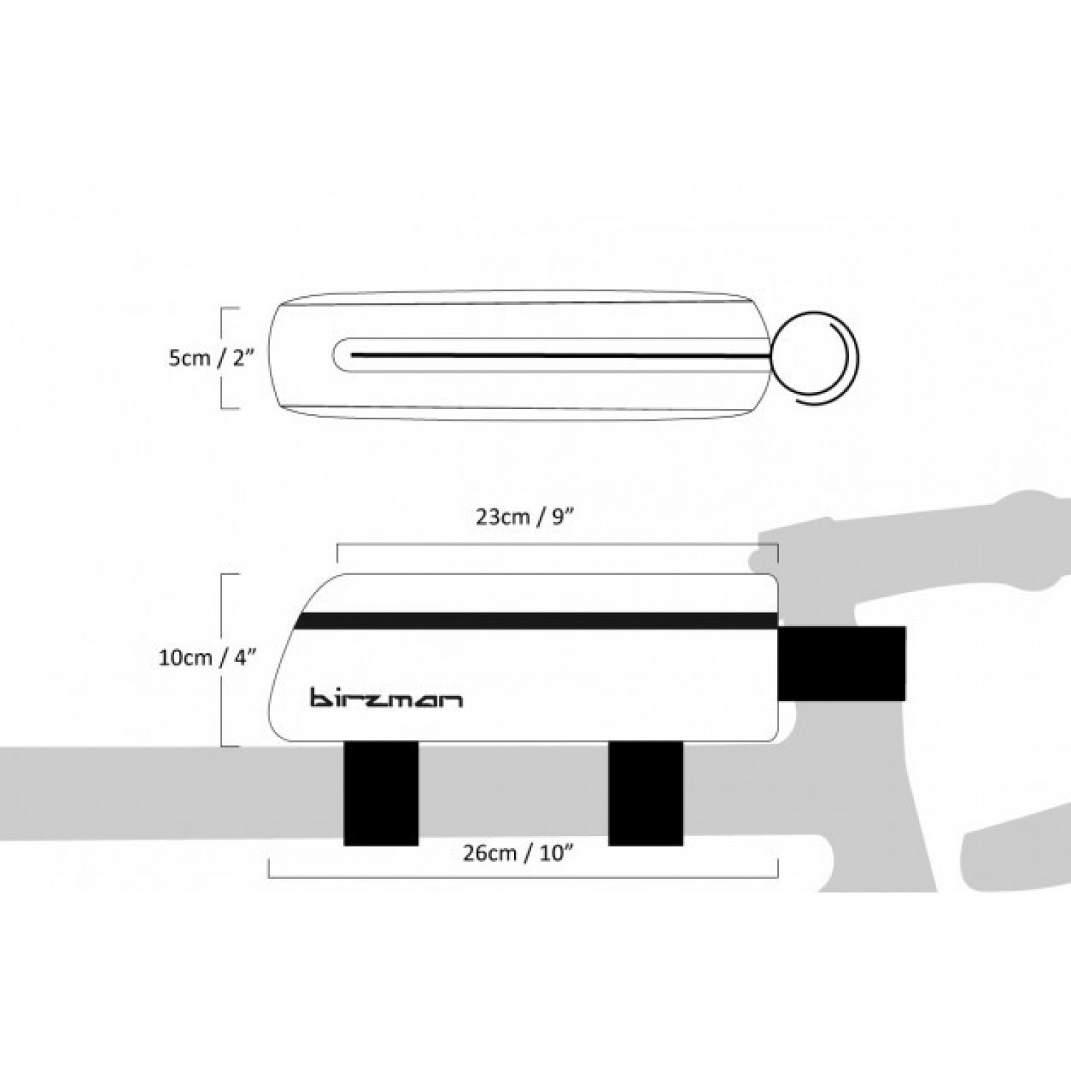Сумка на раму Birzman Packman Travel Top Tube Pack (BM17-BAG-TTB-PKM)