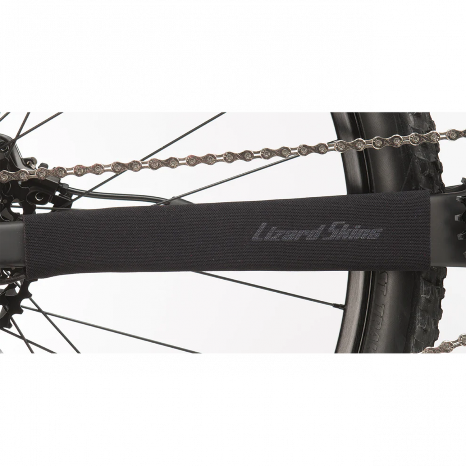 Защита пера Lizard Skins Neoprene Chainstay Protector Black Large (CHLDS100)