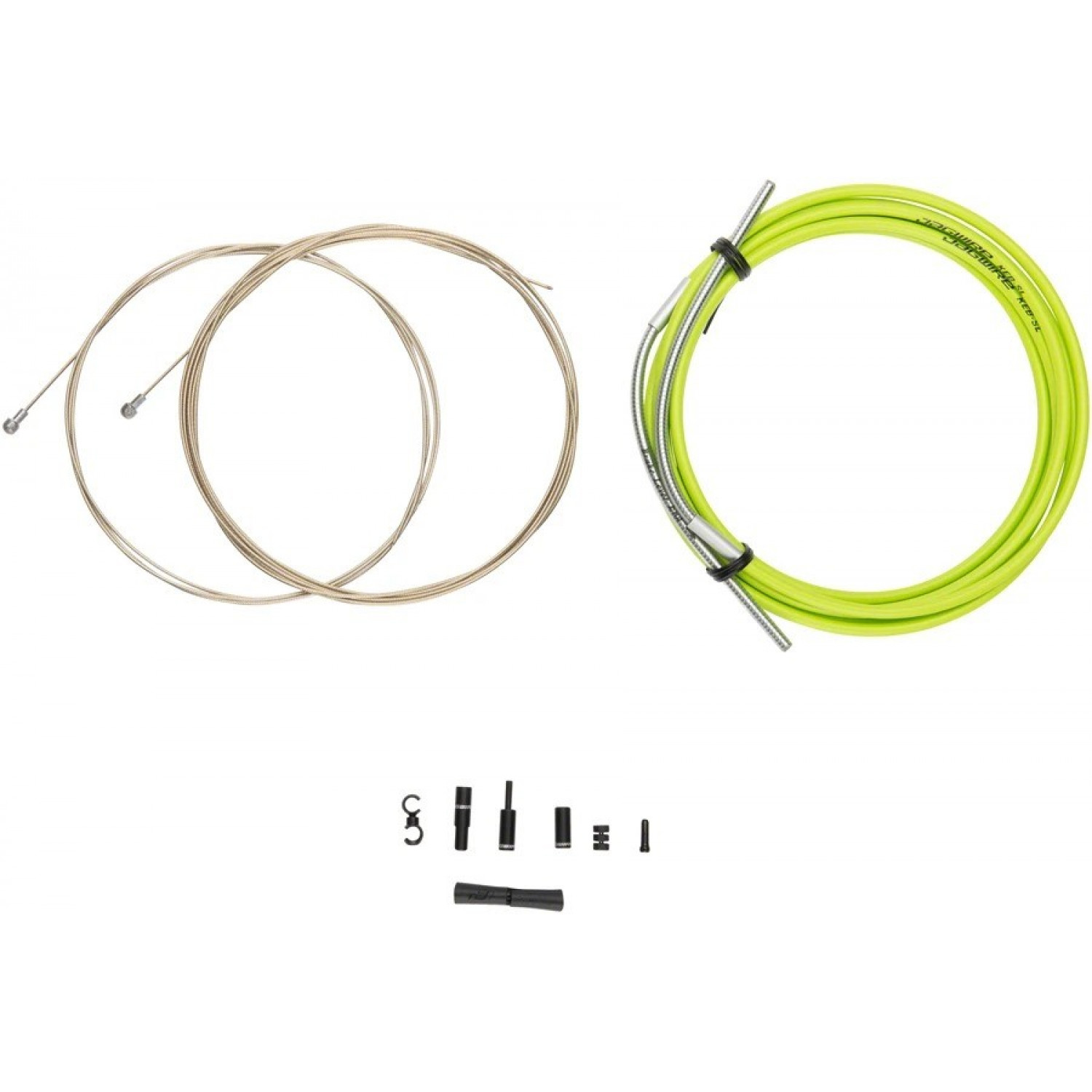Набор рубашек и тросиков тормоза Jagwire Road Pro Brake Kit Organic Green (PCK202)