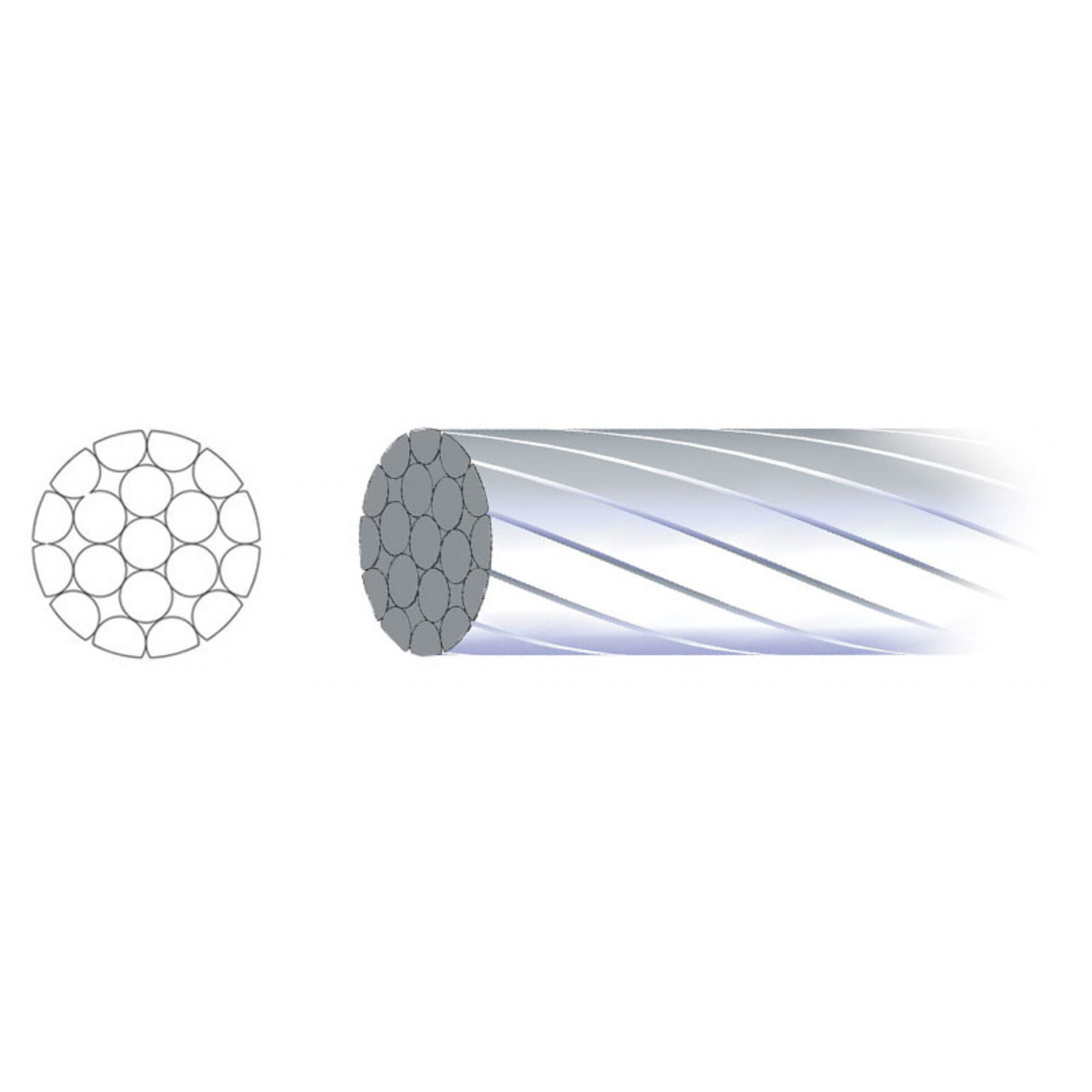Трос тормозной Jagwire Road Brake Cable Slick Stainless 1.5 х 2000 мм (96SS2000)