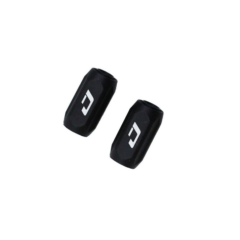Наконечник рубашки с регулировкой Jagwire Pro Mini Inline Index Adjusters 4mm Black 2шт. (BSA062)