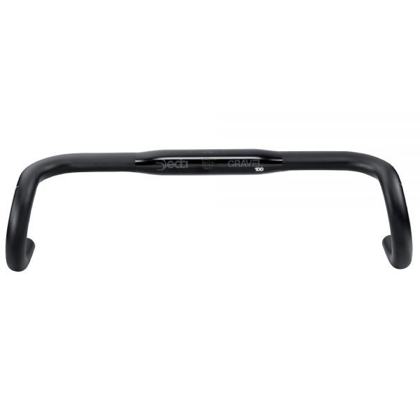 Руль DEDA GRAVEL100 RHM handlebar 44CM Black on Black