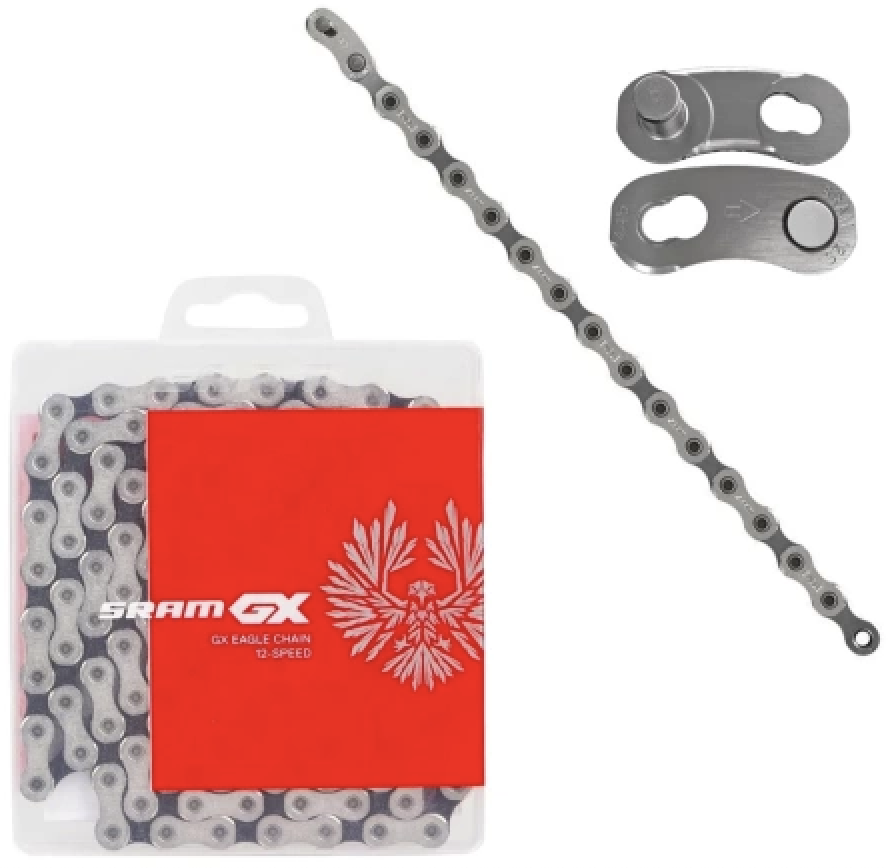 Цепь SRAM GX Eagle, 12ск, 126 зв., замок