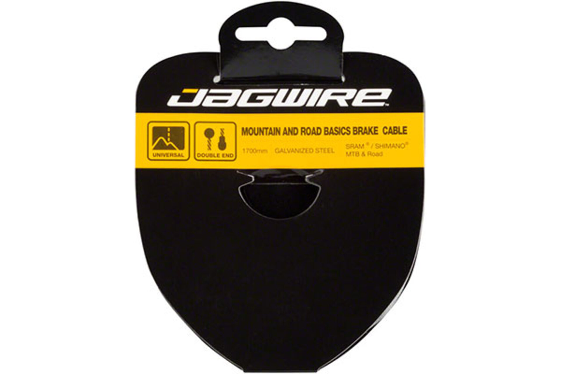 Трос тормозной Jagwire Basics Mountain Brake Cable Stainless 1.6 x 2000 мм (100) (BWC3004)