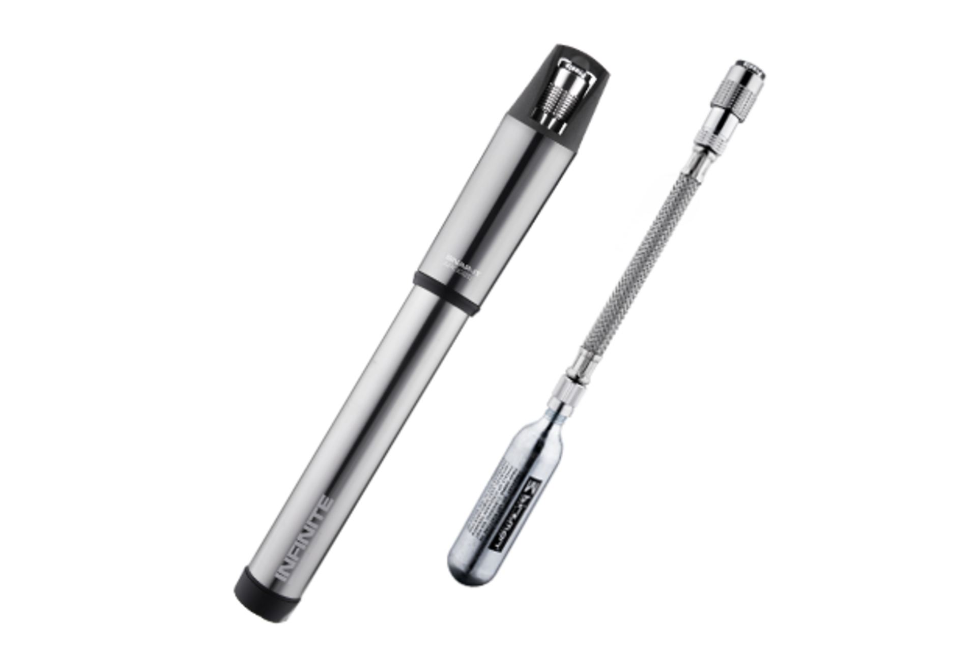 Насос велосипедный Birzman Infinite Apogee MTB with C02 Grey (BM14-ZC-MN03-GA254)