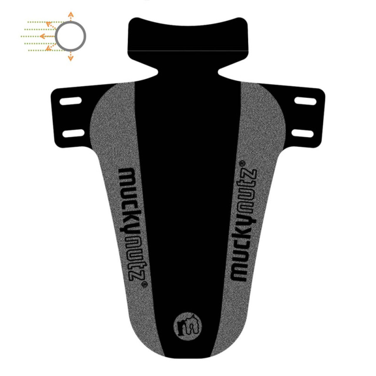 Крыло переднее Mucky Nutz Mini Face Fender Reflective (MN0255)